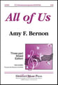 All of Us Three-Part Mixed choral sheet music cover